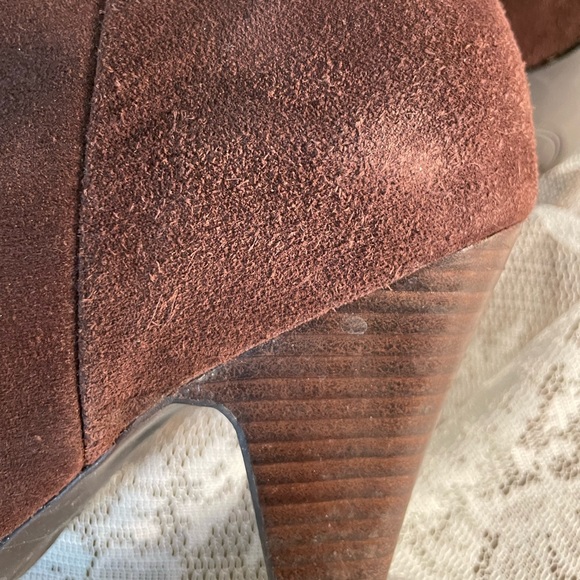 Jessica Simpson suede  heeled boots, brown, 7.5 - Picture 8 of 11